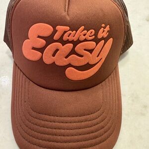 TAKE IT EASY TRUCKER HAT! Adjustable!!!